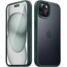 JETech Matte Case for iPhone 15 6.1-Inch: Shockproof, Military Grade Drop Protection, Frosted Translucent Back Phone Cover