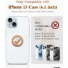 Marble iPhone 15 Case, Complete w/ Screen Protector and Camera Lens Protector