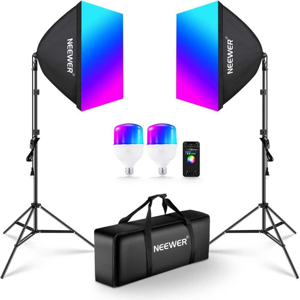 NK800 RGB Softbox Lighting Kit