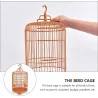 Vintage Bird Cage – Decorative Hanging Bird Cage w/ Feeder
