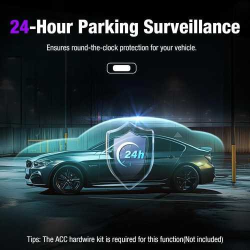 Triple Dash Cam with 4K Resolution, 24-Hour Monitoring, and Smart Control Features | TekChoice Electronics