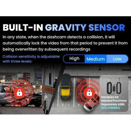 Dual Dash Camera with 4K Quality, GPS, and 24H Protection | TekChoice Electronics