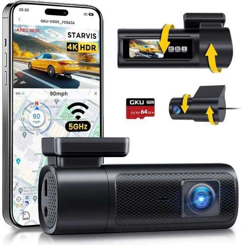 4K Dual Dash Cam with Enhanced Features and Top-Notch Performance | TekChoice Electronics
