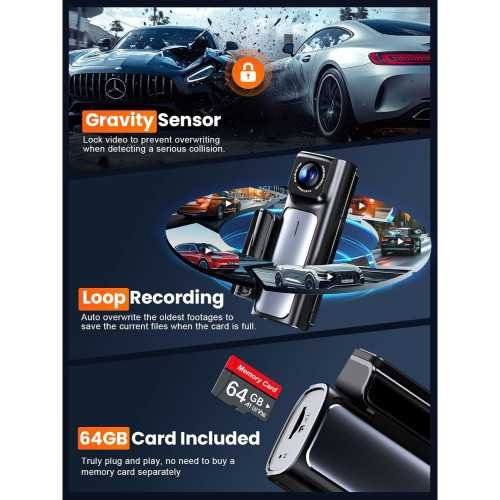 4K Dual Dash Cam with 5G WiFi, GPS, and Advanced Features for Total Car Security | TekChoice Electronics