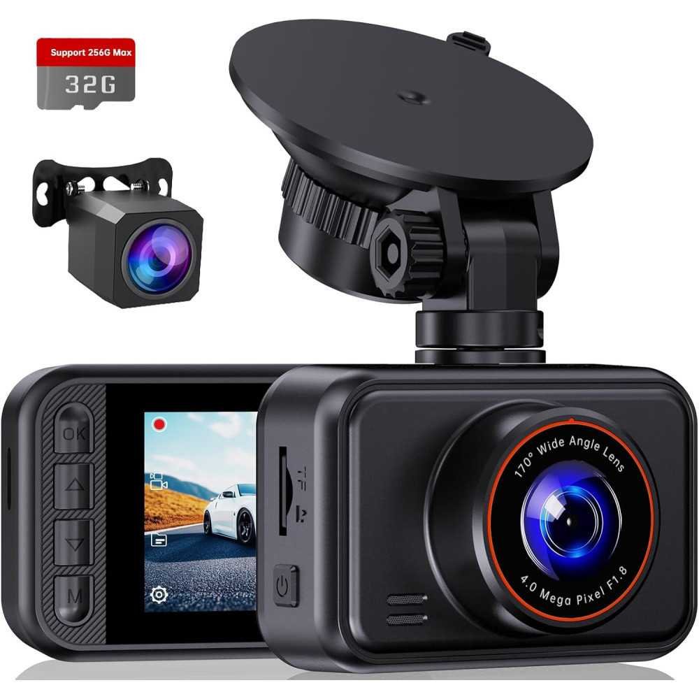 2.5K Dual Dash Camera for Powerful Front and Rear Recording | TekChoice Electronics