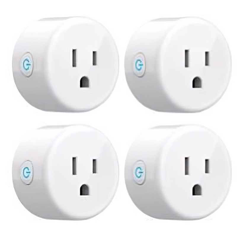 Gosund WP5 4 Packs Smart Plugs - Timing Voice, Smart Life App, Remote Control - Works With Google and Alexa