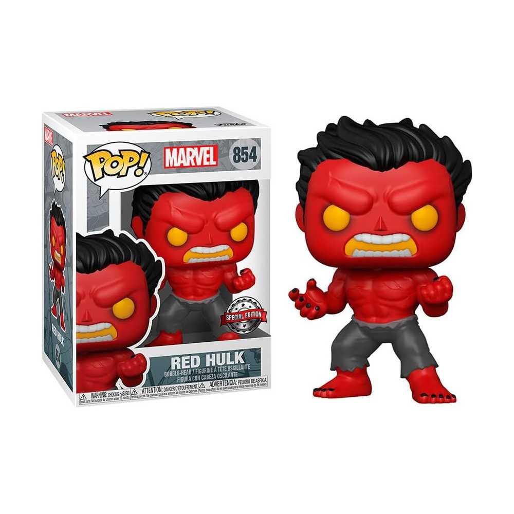 Funko Pop! Marvel: Red Hulk Figure