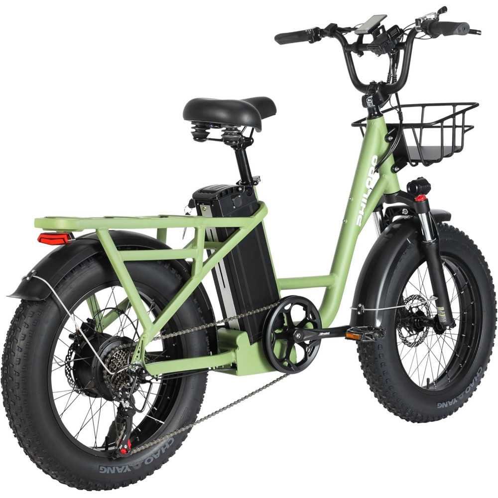 Electric Commute with a Removable Battery and Fat Tire Step-Through Electric Bike for Adults | TekChoice Electronics