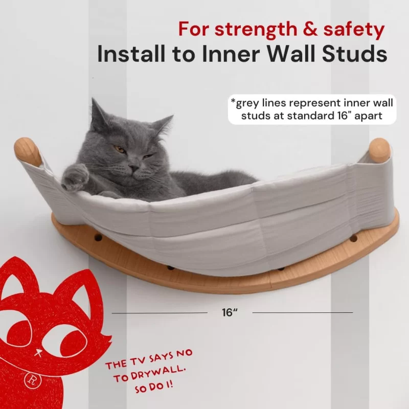 Wall Mounted Cat Wall Hammock for Indoor Cats