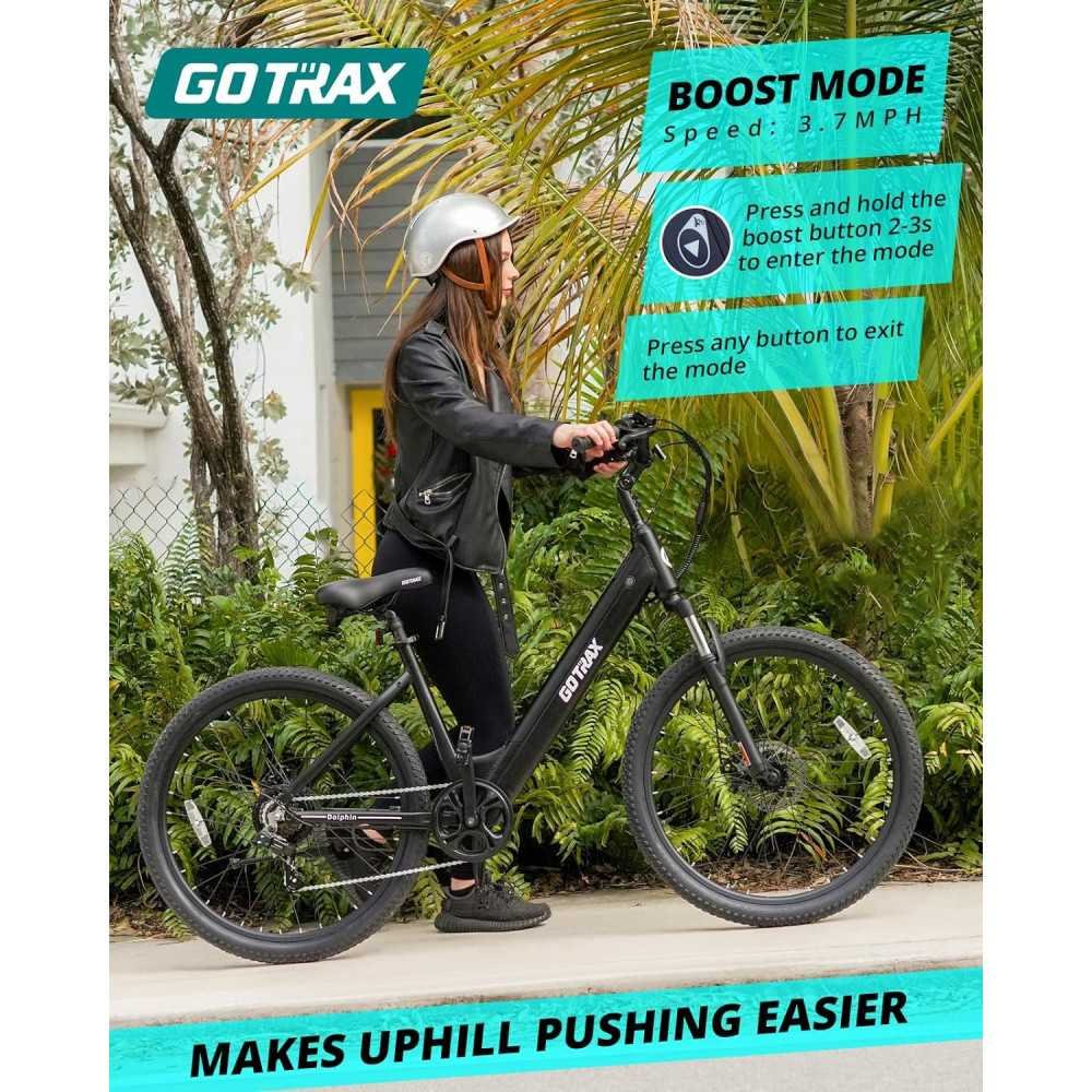 26 inch Electric Bike with 30-Mile Range and Riding Modes | TekChoice Electronics