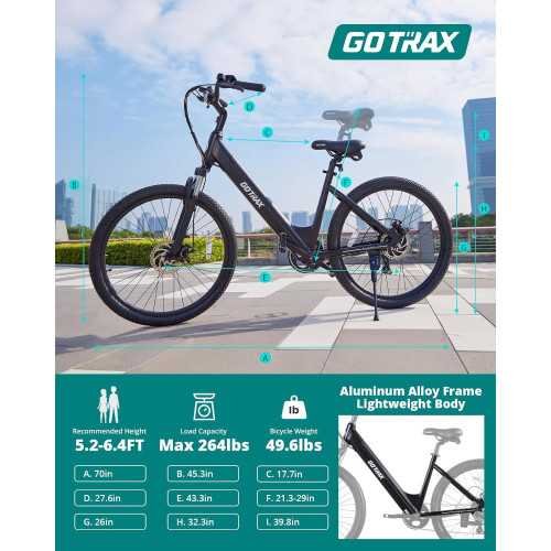 26 inch Electric Bike with 30-Mile Range and Riding Modes | TekChoice Electronics