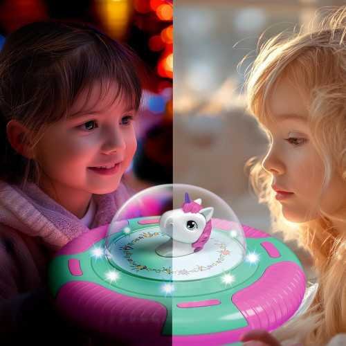 360° Unicorn Sit and Spin Toy for Hours of Interactive Fun