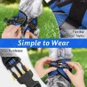 Adjustable Soft Cat Harness and Leash Set w/ Reflective Features for Walking and Ensuring Escape-Proof