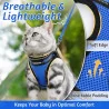 Adjustable Soft Cat Harness and Leash Set w/ Reflective Features for Walking and Ensuring Escape-Proof