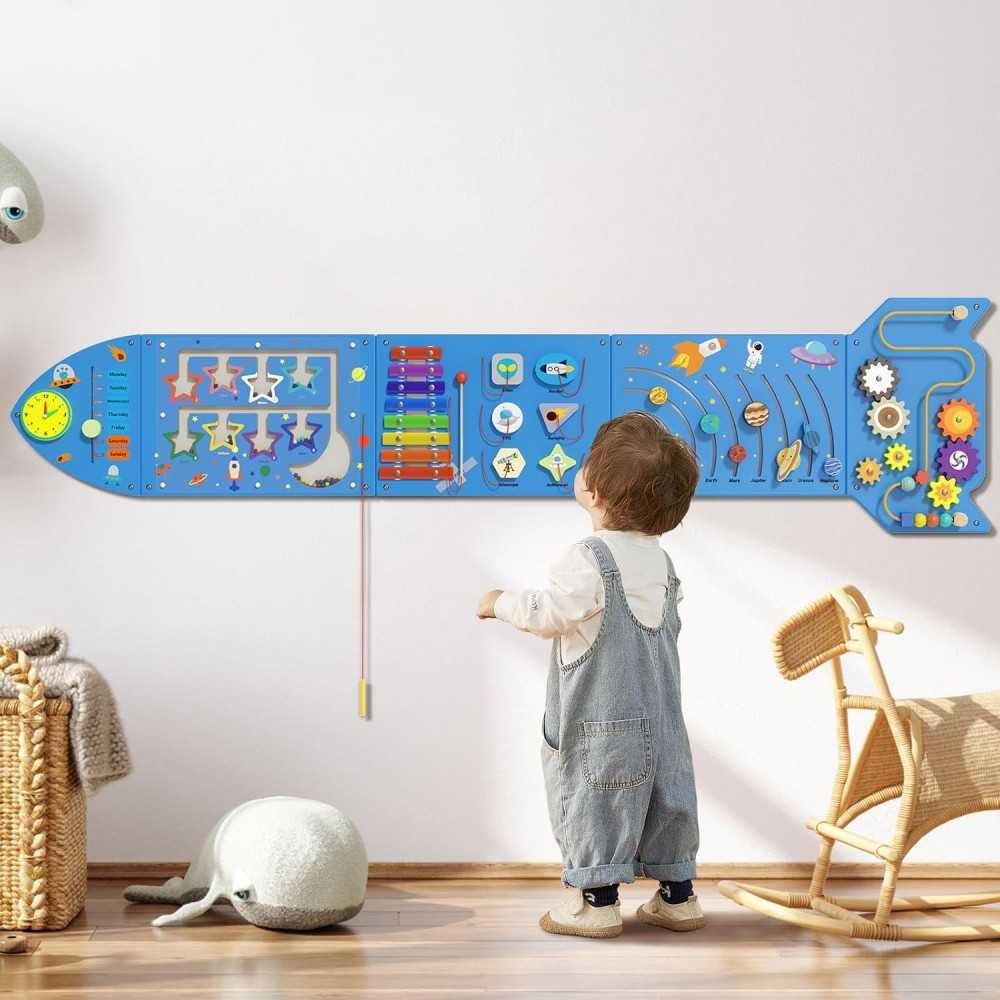 Activity Wall Panels for Montessori Toddlers