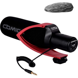 Comica CVM-VS09TC Smartphone Microphone - Cardioid Condenser, Shotgun Video Microphone For Androids