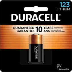 Duracell CR123A 3V Lithium Battery