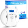 2-in-1 Carbon Monoxide and Smoke Detector Alarm