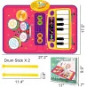 2-in-1 Toddler Music Mat