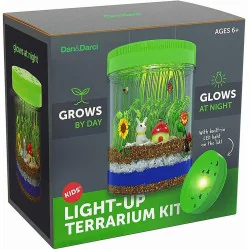 Light-Up Terrarium Kit for Kids - STEM Science Kits - Gifts for Kids - Educational DIY Kids Toys for Boys & Girls - Crafts