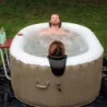 Inflatable Hot Tub Spa - Powerful Jetted Bubble System, Suitable for 2 - 6 People