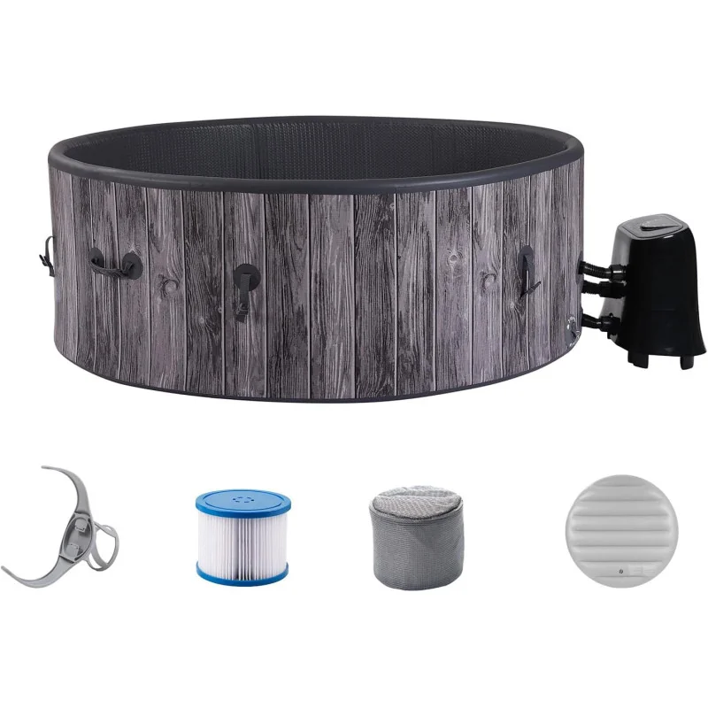Relxtime Inflatable Hot Tub Portable Outdoor Spa - Suitable for 4 People