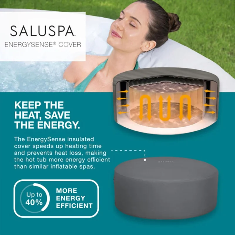 Bestway SaluSpa Aruba AirJet Inflatable Hot Tub - w/ 110 AirJets, Suitable for 2 - 3 People