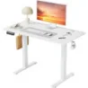Electric Height Adjustable Standing Desk w/ Full-Width Desktop Board