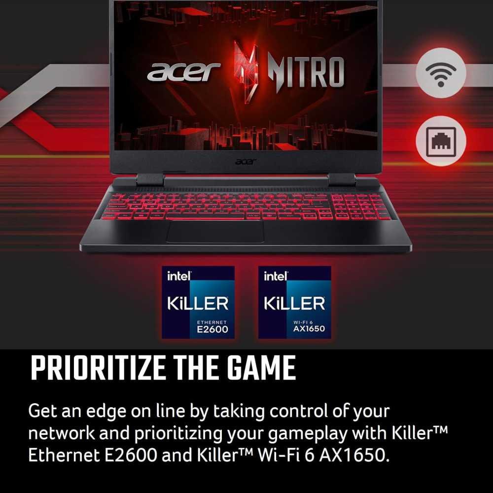 Acer Nitro 5 AN515-58-57Y8 - Intel Core i5, NVIDIA GeForce RTX, 144Hz Display, and Killer Features | TekChoice Electronics