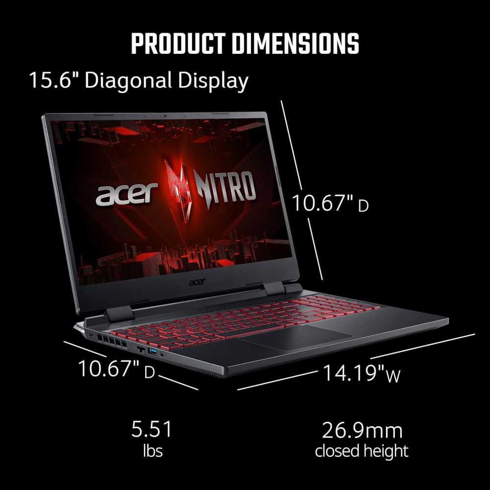 Acer Nitro 5 AN515-58-57Y8 - Intel Core i5, NVIDIA GeForce RTX, 144Hz Display, and Killer Features | TekChoice Electronics