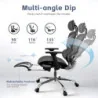 Office Chair w/ Adjustable Lumbar Support and Seat Depth
