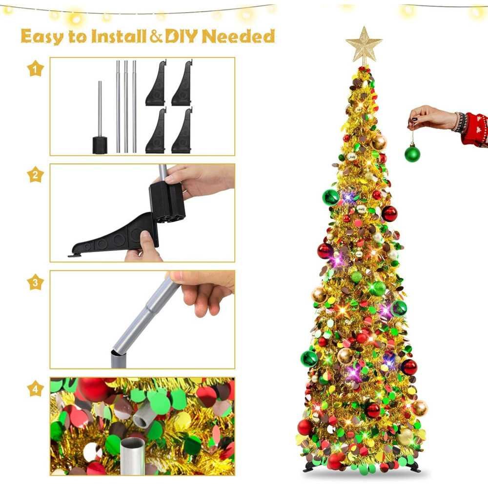 5Ft Pop Up Christmas Tree Set | TekChoice Electronics