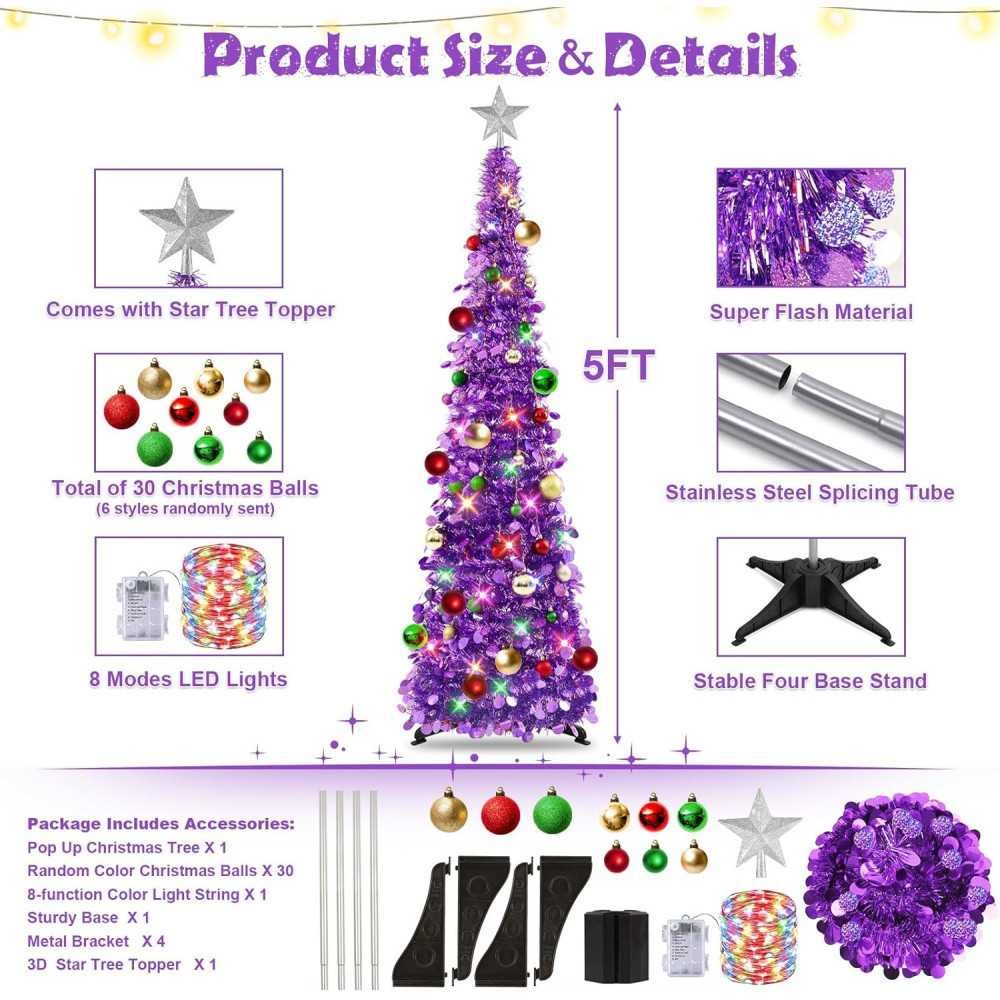 5Ft Pop Up Christmas Tree Set | TekChoice Electronics