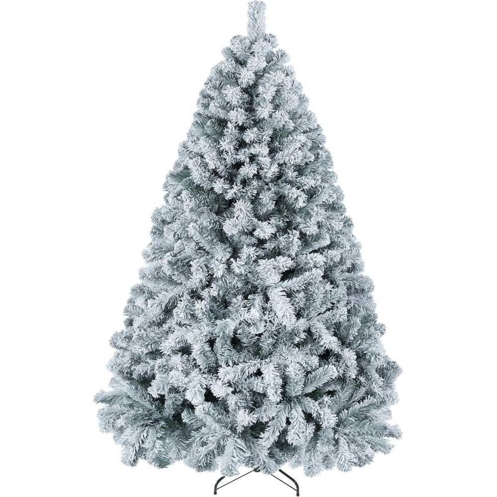 6ft Premium Snow Flocked Artificial Christmas Tree | TekChoice Electronics