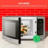 Chefman Countertop Microwave Oven: Equipped w/ 6 Auto Menus