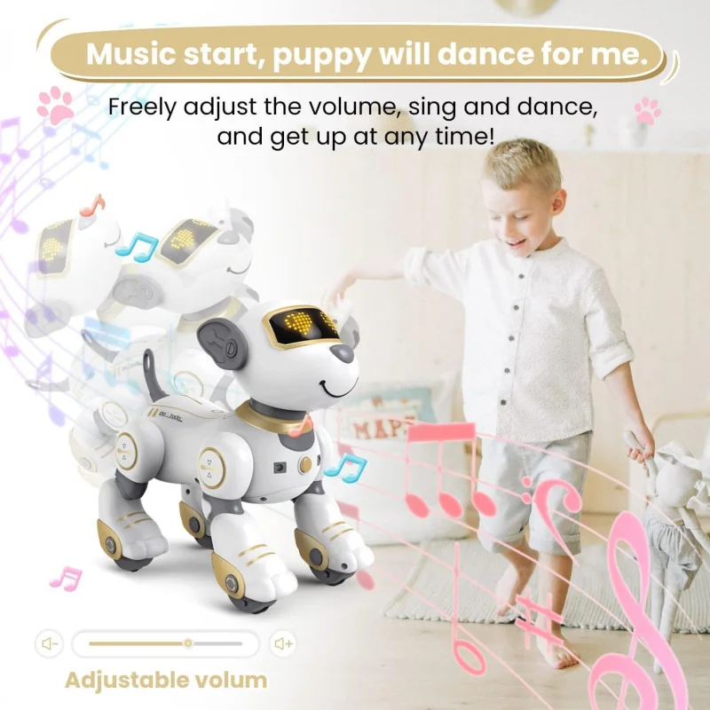 Intelligent Remote Control Robot Dog w/ Sing Dance AI Robotics