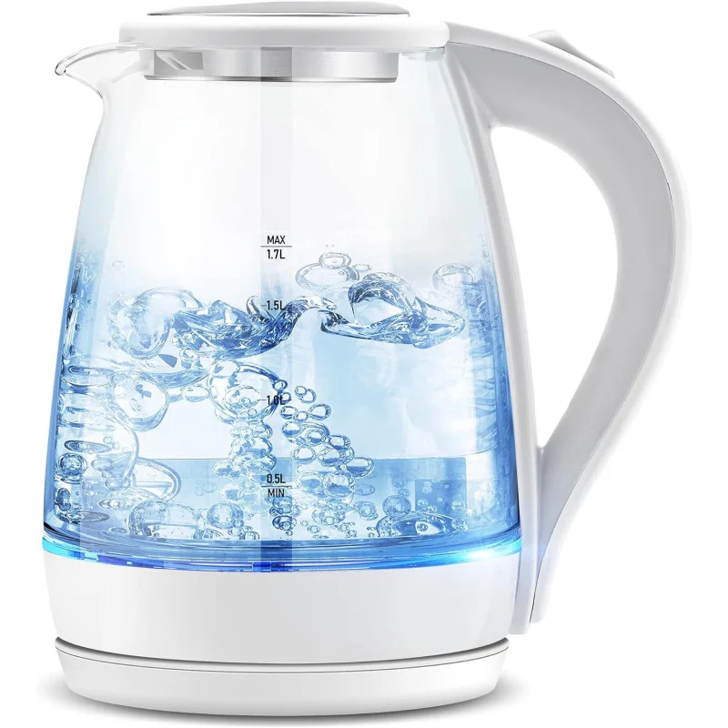 Electric Kettle Temperature Control w/ 4 Presets, Auto-Off & Boil-Dry Protection