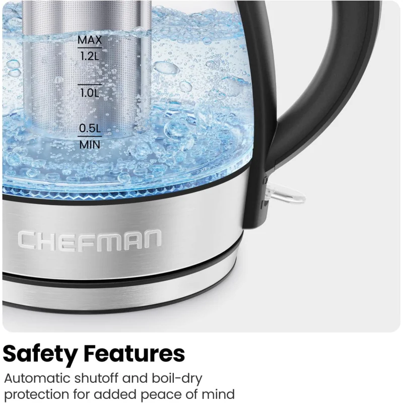 Chefman Electric Kettle w/ Temperature Control and 5 Presets
