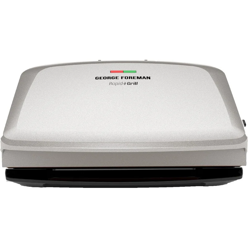 George Foreman 5-Serving Removable Plate Electric Indoor Grill and Panini Press