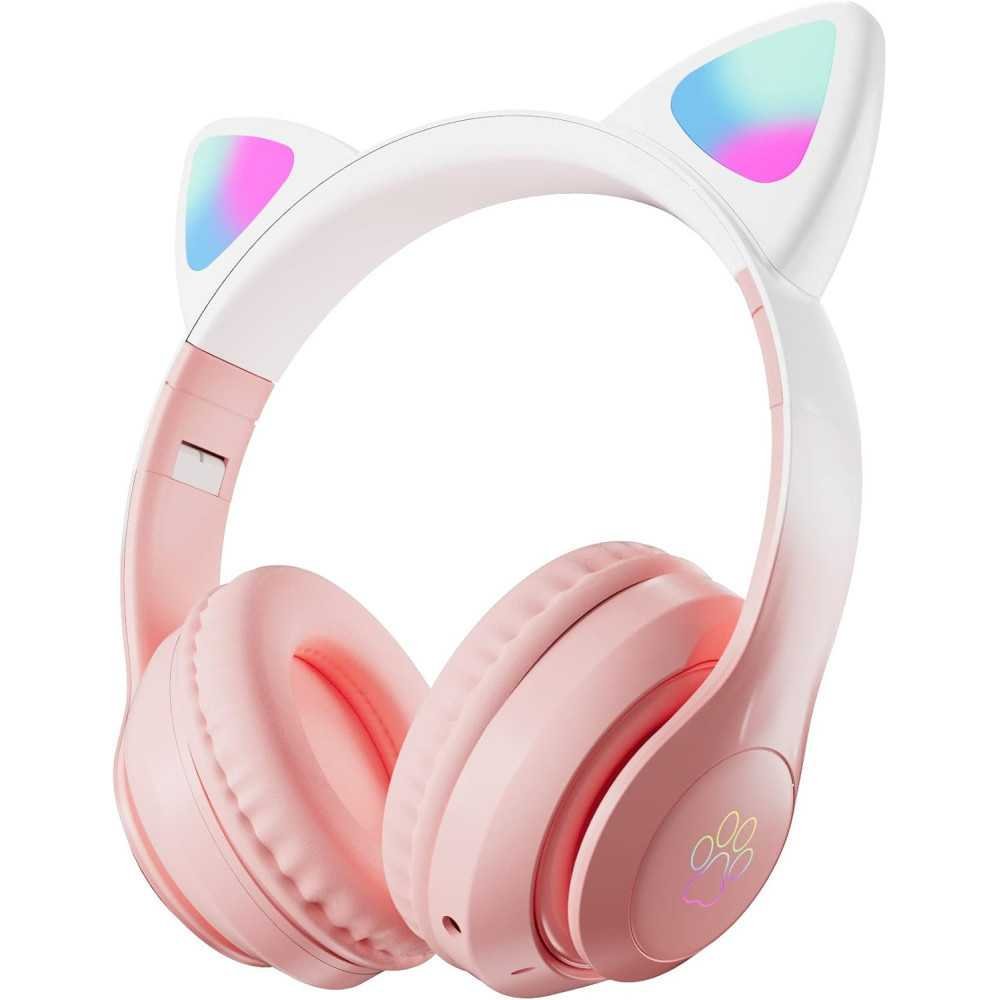 Cat Ear Bluetooth Headphones for Kids, Teens, and Adults | TekChoice Electronics