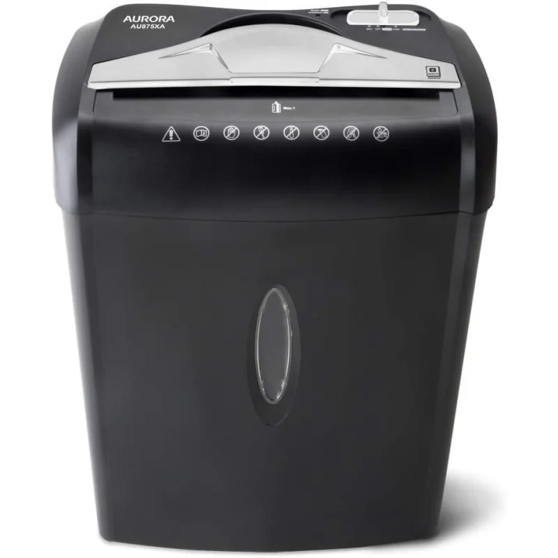 Aurora AU875XA Paper and Credit Card Shredder w/ 3.7-Gallon Waste Basket